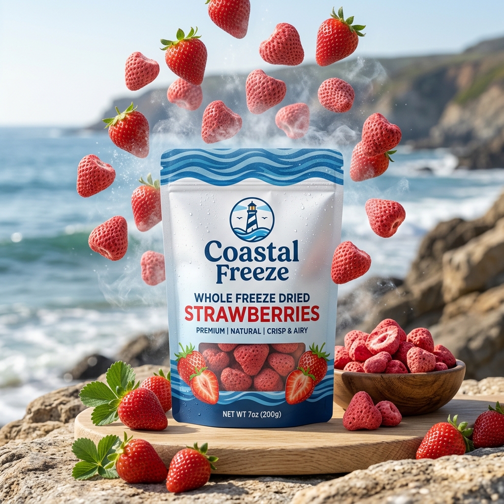Sublimated Strawberry Crisps